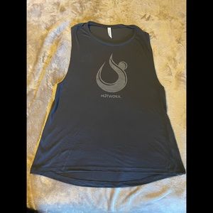 NWOT Womens HOTWORX Flowy Tank Muscle Tee 2XL